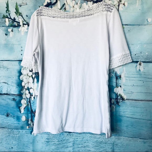 SHANNON FORD NEW YORK WHITE TOP SZ L - Picture 3 of 4